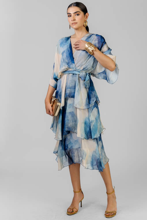 VESTIDO OLANES SEDA
