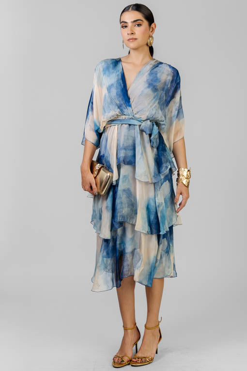 VESTIDO OLANES SEDA