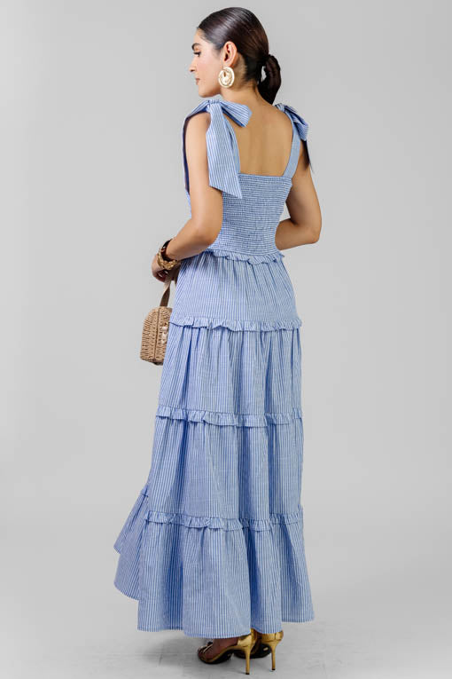 VESTIDO MOÑOS BLANCO