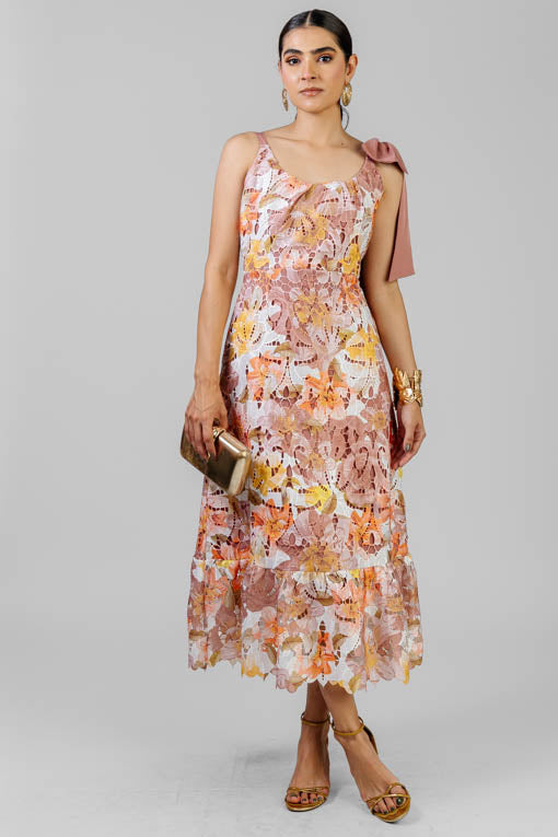 VESTIDO ENCAJE MOKA