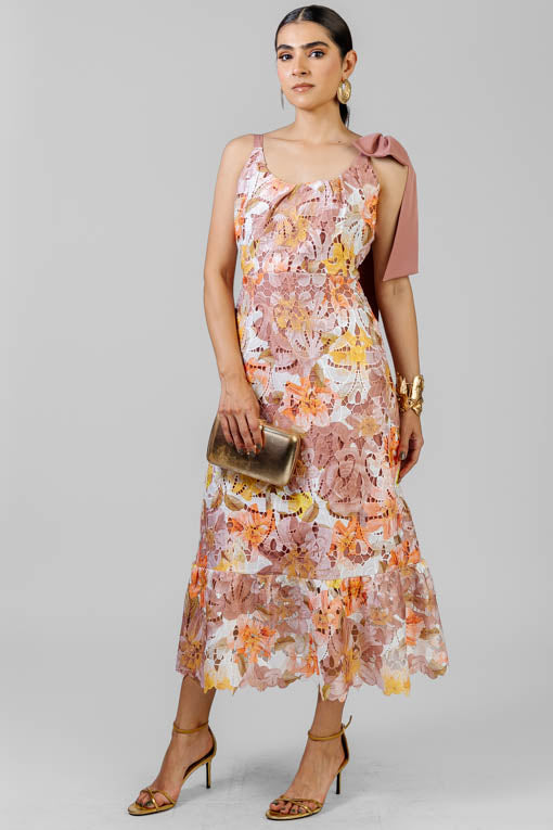 VESTIDO ENCAJE MOKA