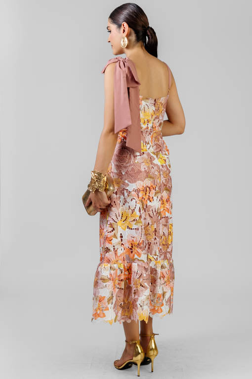 VESTIDO ENCAJE MOKA