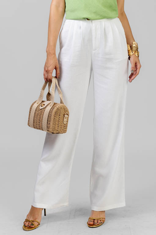 PANTALON LINO PINZAS