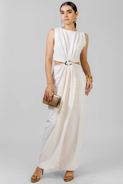 VESTIDO CUT OUT HEBILLA