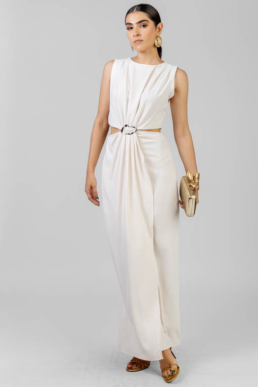 VESTIDO CUT OUT HEBILLA