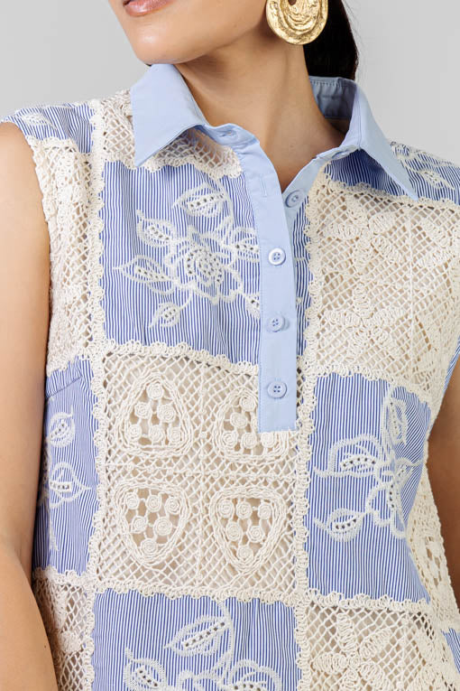 VESTIDO PATCHWORK CROCHET