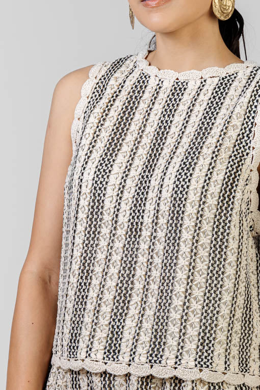 CONJUNTO CROCHET BEIGE
