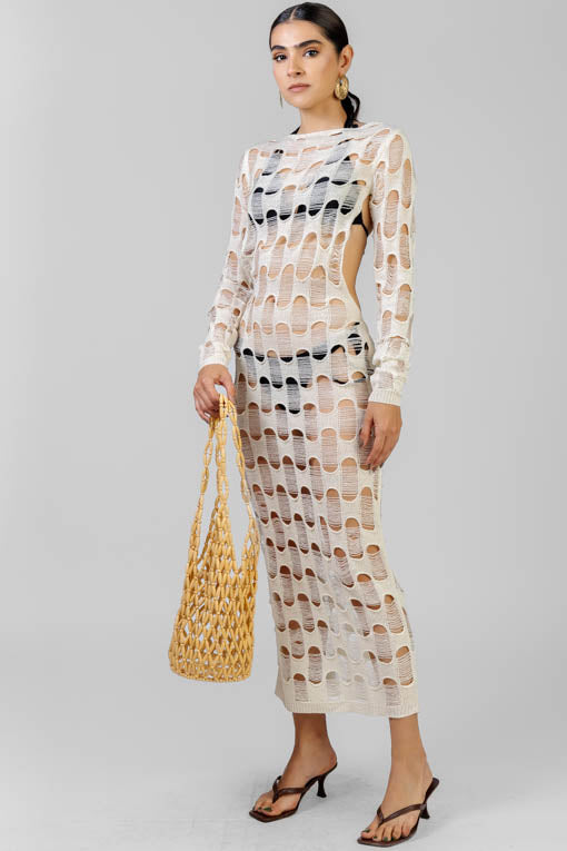 ENSAMBLE TEJIDO BEIGE