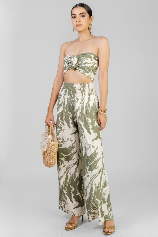 CONJUNTO TOP FLOR