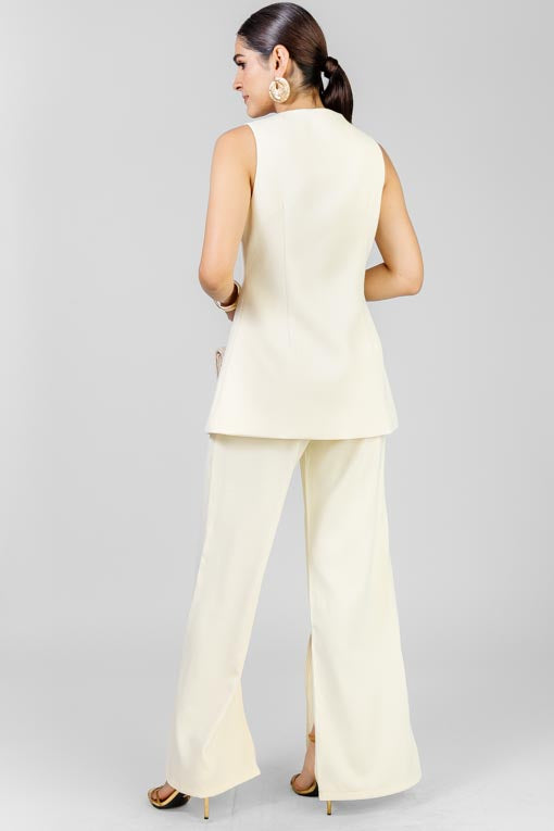 CONJUNTO CHALECO BOTONES DORADO