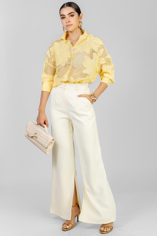 BLUSA CAMISERA AMARILLA