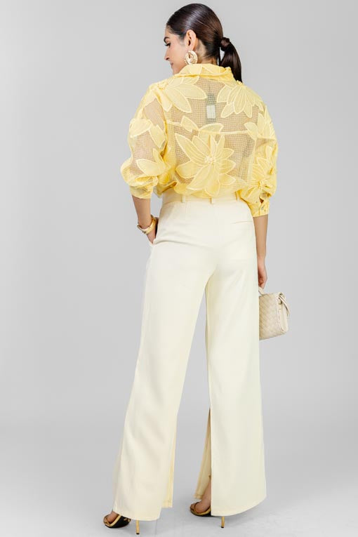 BLUSA CAMISERA AMARILLA