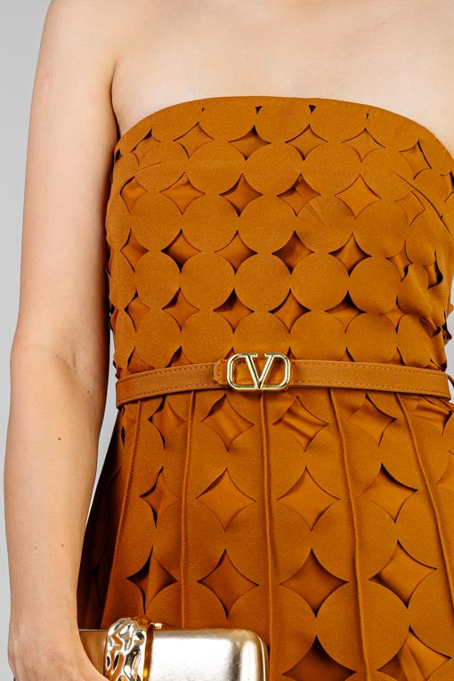 VESTIDO AROS CAFE