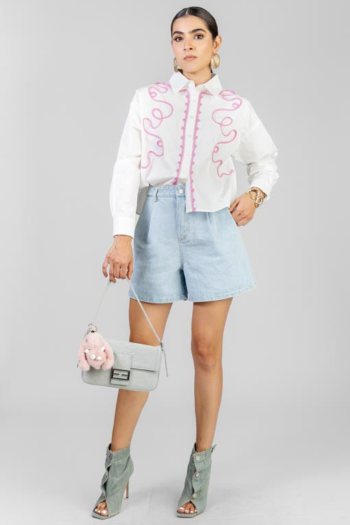 CAMISA BIES ROSA