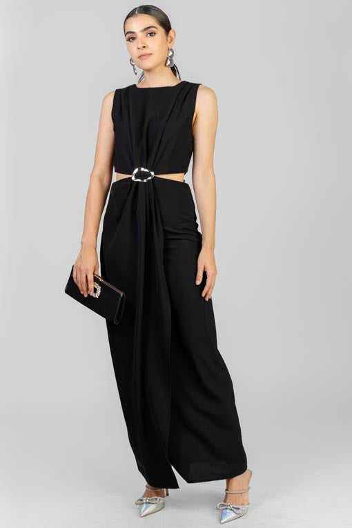 VESTIDO NEGRO HEBILLA