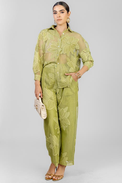 CONJUNTO CAMISERO VERDE