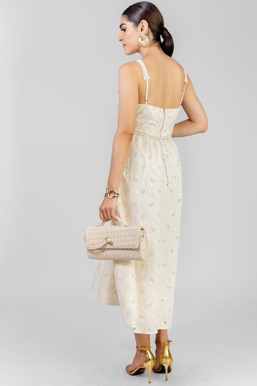 VESTIDO TIRANTE BEIGE