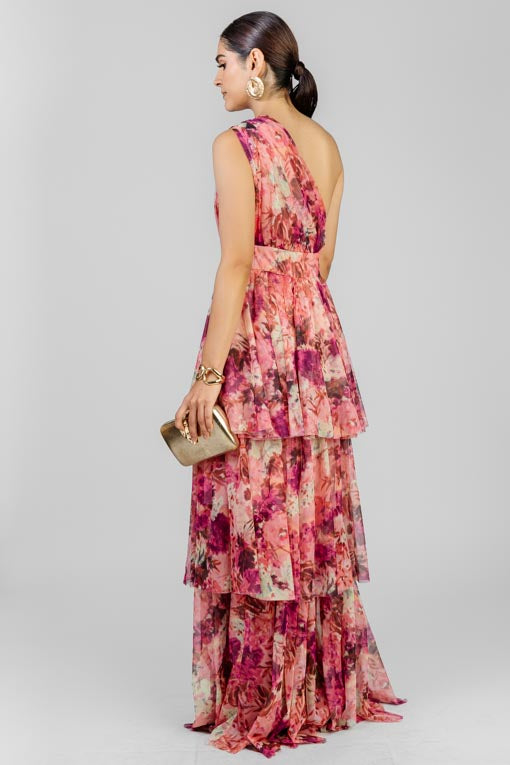 VESTIDO ROSA FLORAL