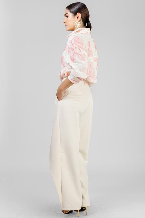 CAMISA FLORES BORDADAS