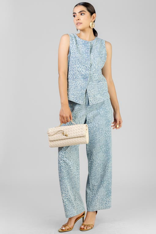 PANTALON MEZCLILLA LEOPARDO