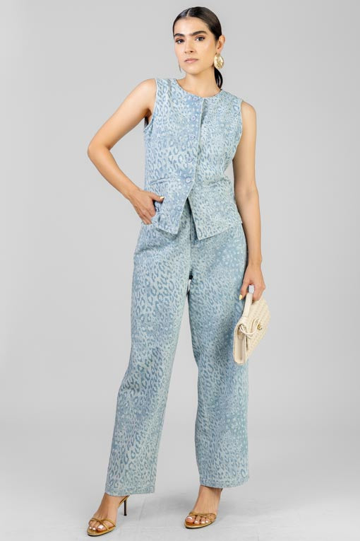 PANTALON MEZCLILLA LEOPARDO