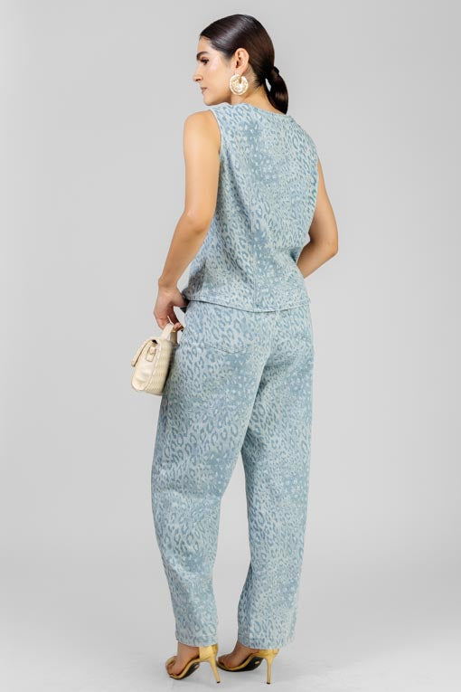 PANTALON MEZCLILLA LEOPARDO
