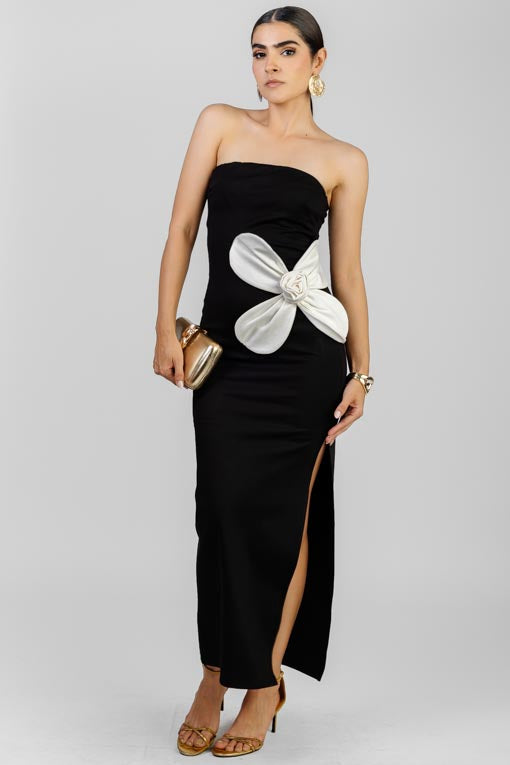 VESTIDO FLOR BLANCA