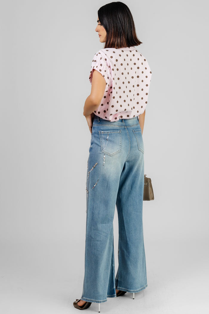 PANTALON CRYSTAL DENIM
