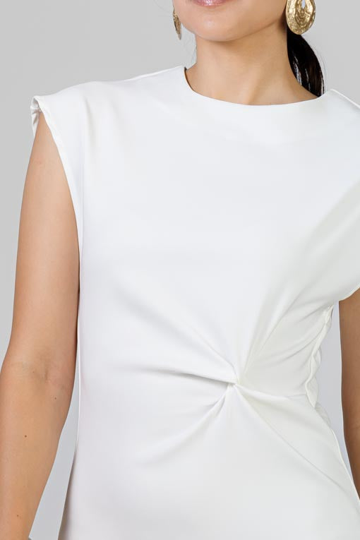 VESTIDO RECTO NUDO