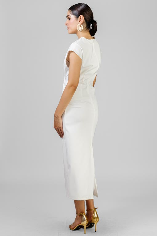 VESTIDO RECTO NUDO