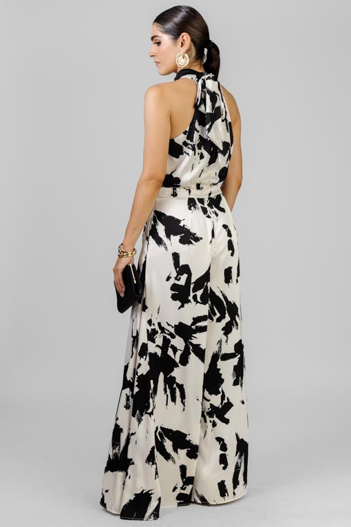 PALAZZO SATIN ESTAMPADO