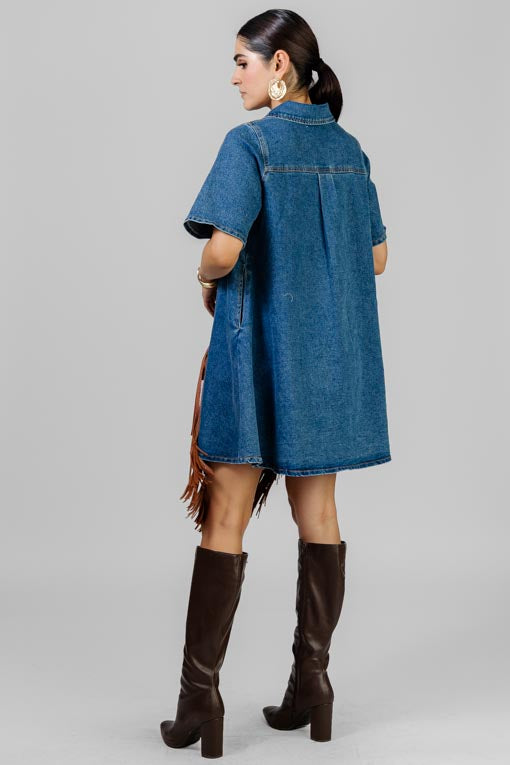 VESTIDO CAMISERO DENIM