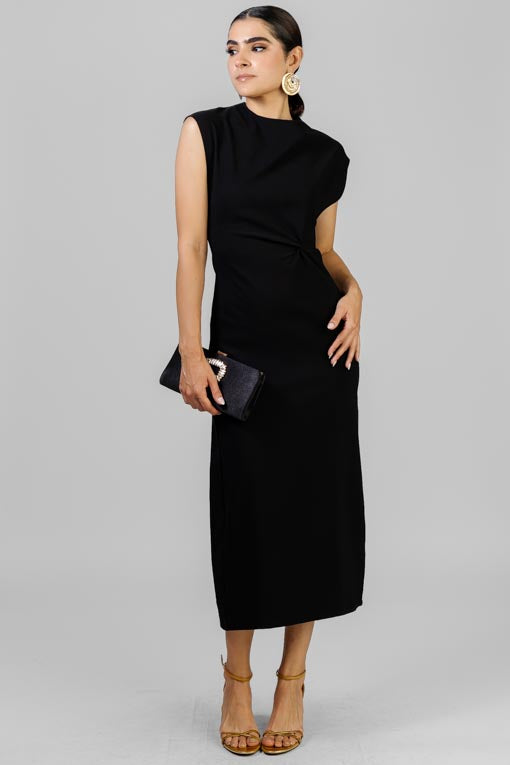 VESTIDO RECTO NUDO
