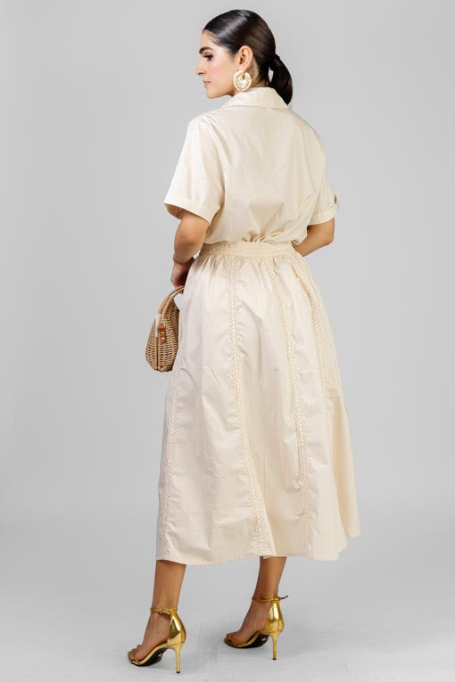 CONJUNTO ALGODON BEIGE