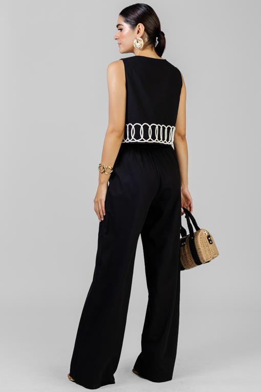 CONJUNTO CHALECO BORDADO