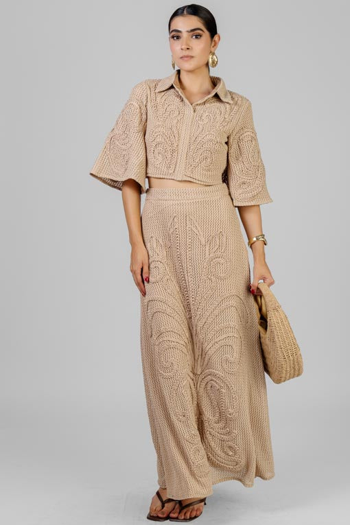 CONJUNTO FALDA CROCHET