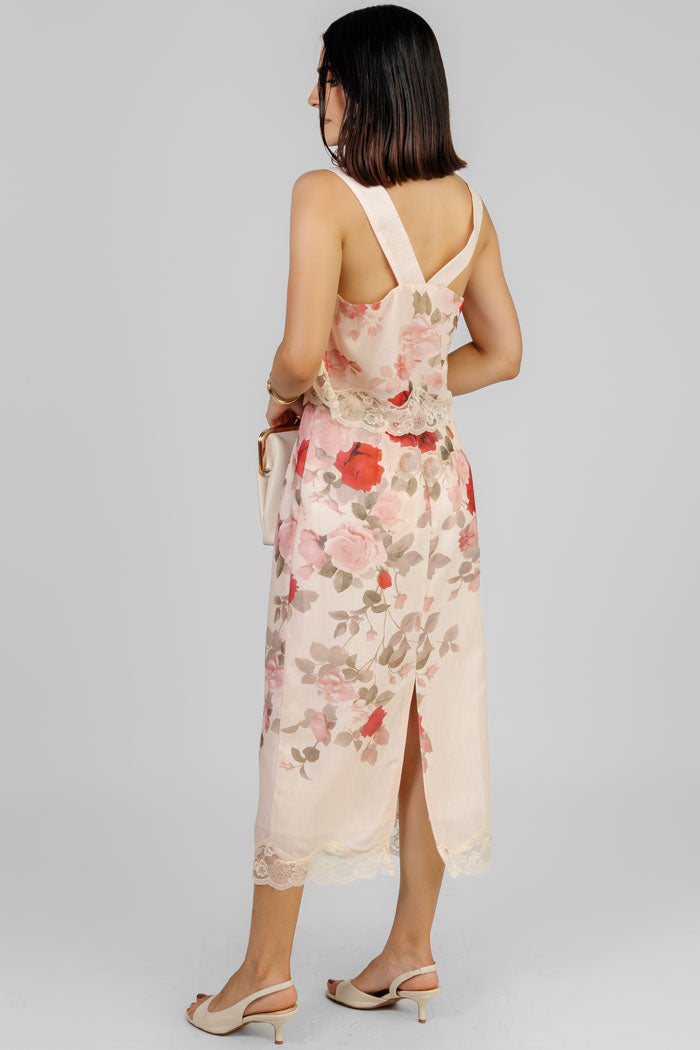 CONJUNTO FLOR VINTAGE