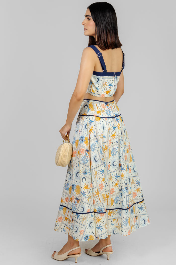CONJUNTO ESTAMPADO DE DOS PIEZAS