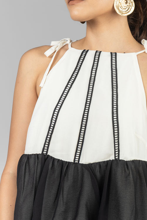 VESTIDO REJILLA NEGRO