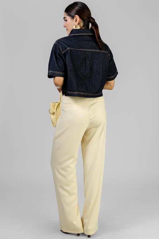 BLUSA DENIM CORTA