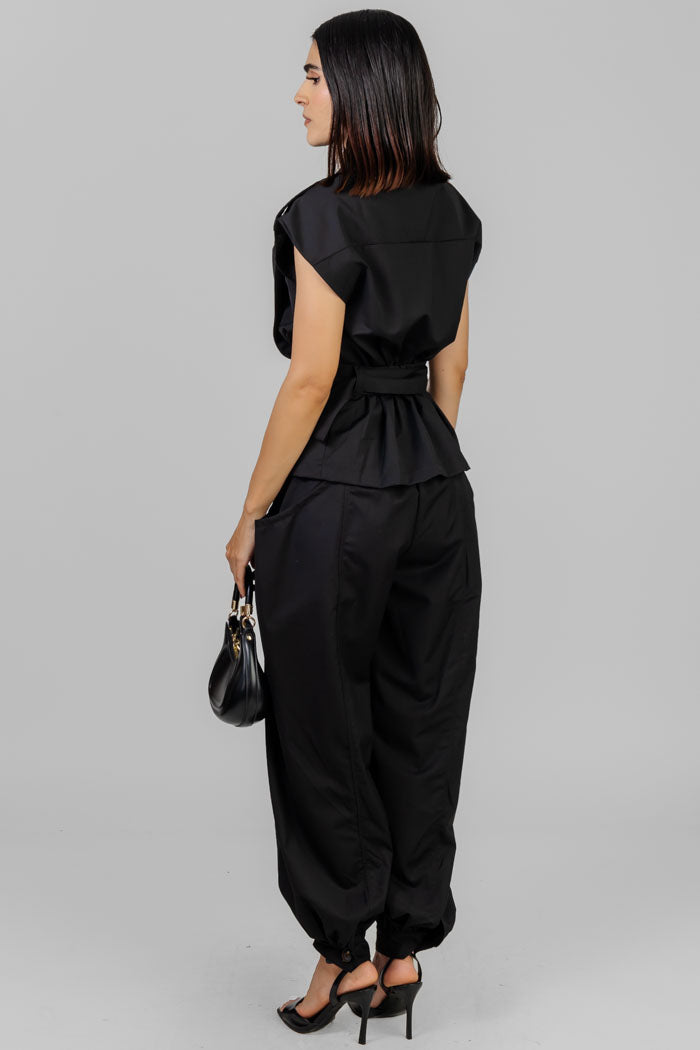 CONJUNTO URBANO ELEGANTE NEGRO
