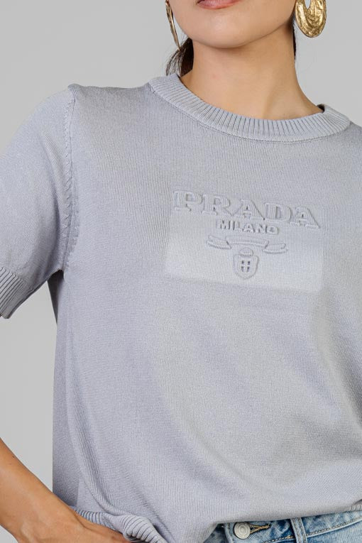 BLUSA TEJIDA LOGO
