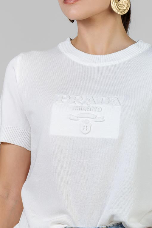 BLUSA TEJIDA LOGO