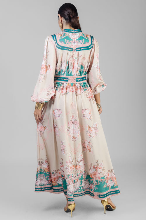VESTIDO FRANJA FLORAL