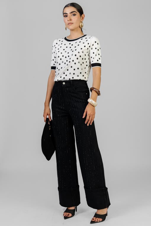 BLUSA PUNTO LUNARES