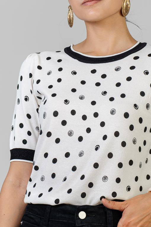 BLUSA PUNTO LUNARES