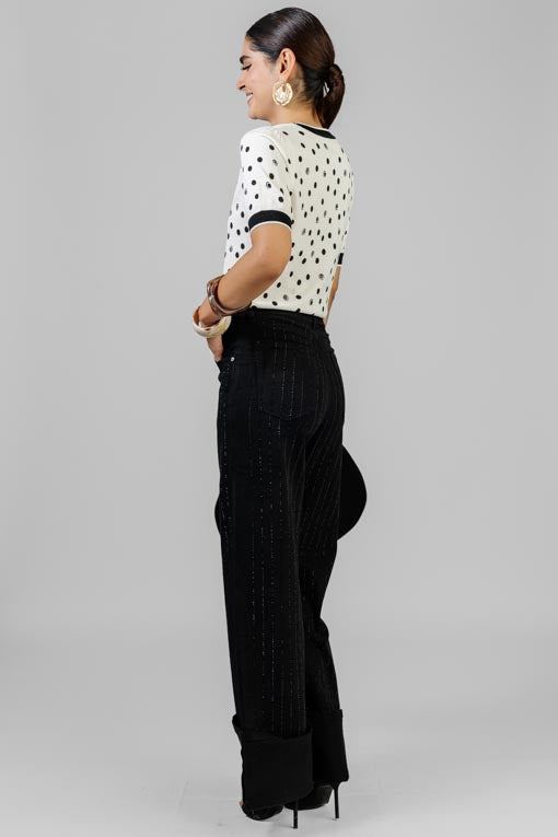 BLUSA PUNTO LUNARES