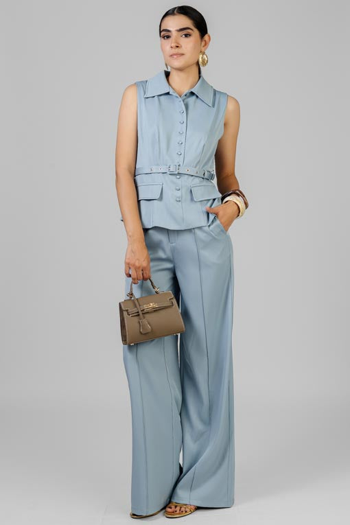 CONJUNTO CHALECO AZUL