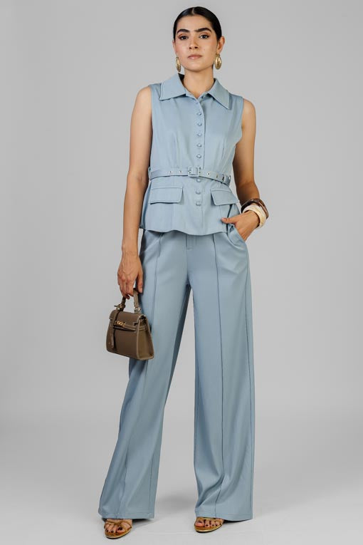 CONJUNTO CHALECO AZUL