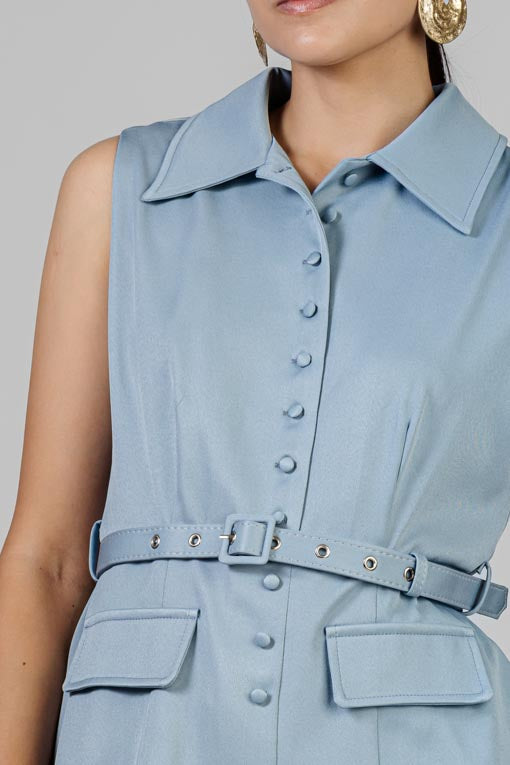 CONJUNTO CHALECO AZUL
